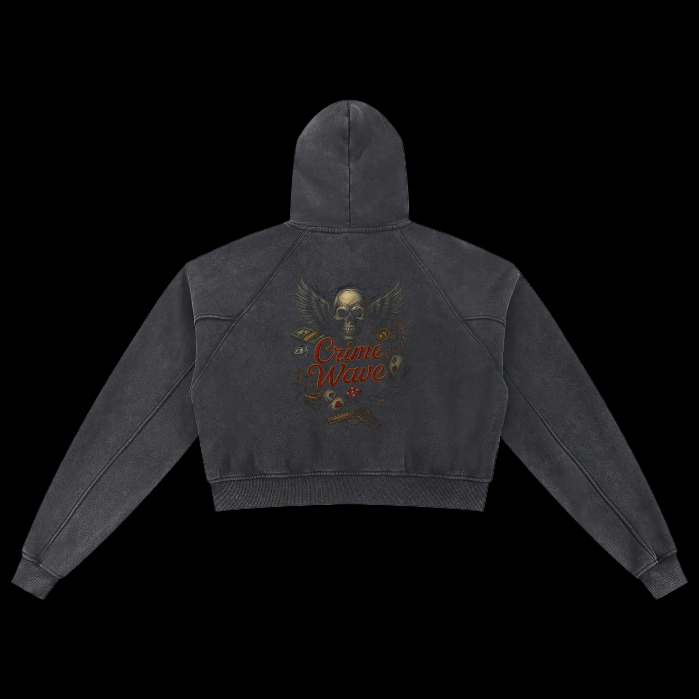 Deadly Cut Women’s Cropped Hoodie