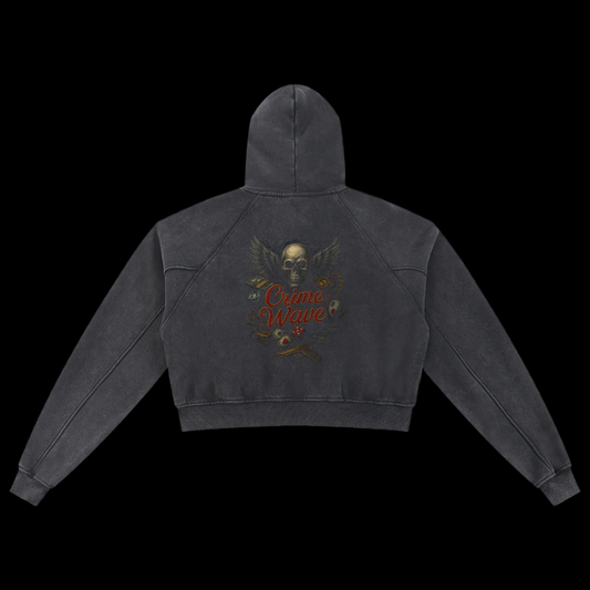 Deadly Cut Women’s Cropped Hoodie