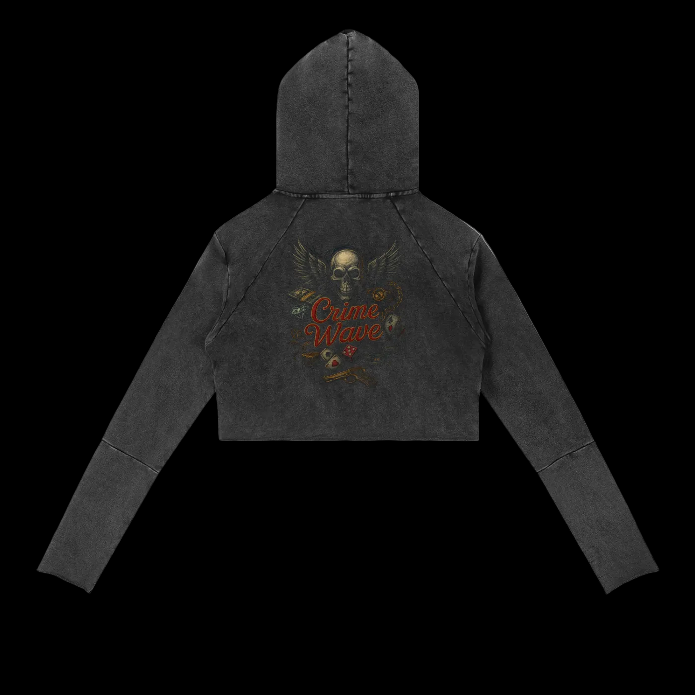 Deadly Cut Short Cropped Hoodie