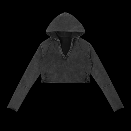 Deadly Cut Short Cropped Hoodie