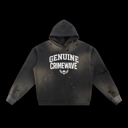 Genuine Varsity Distressed Hoodie