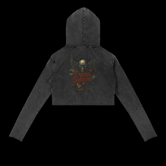 Deadly Cut Short Cropped Hoodie