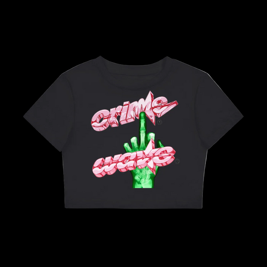 WOMENS- CRIMESTAR Cropped Tee