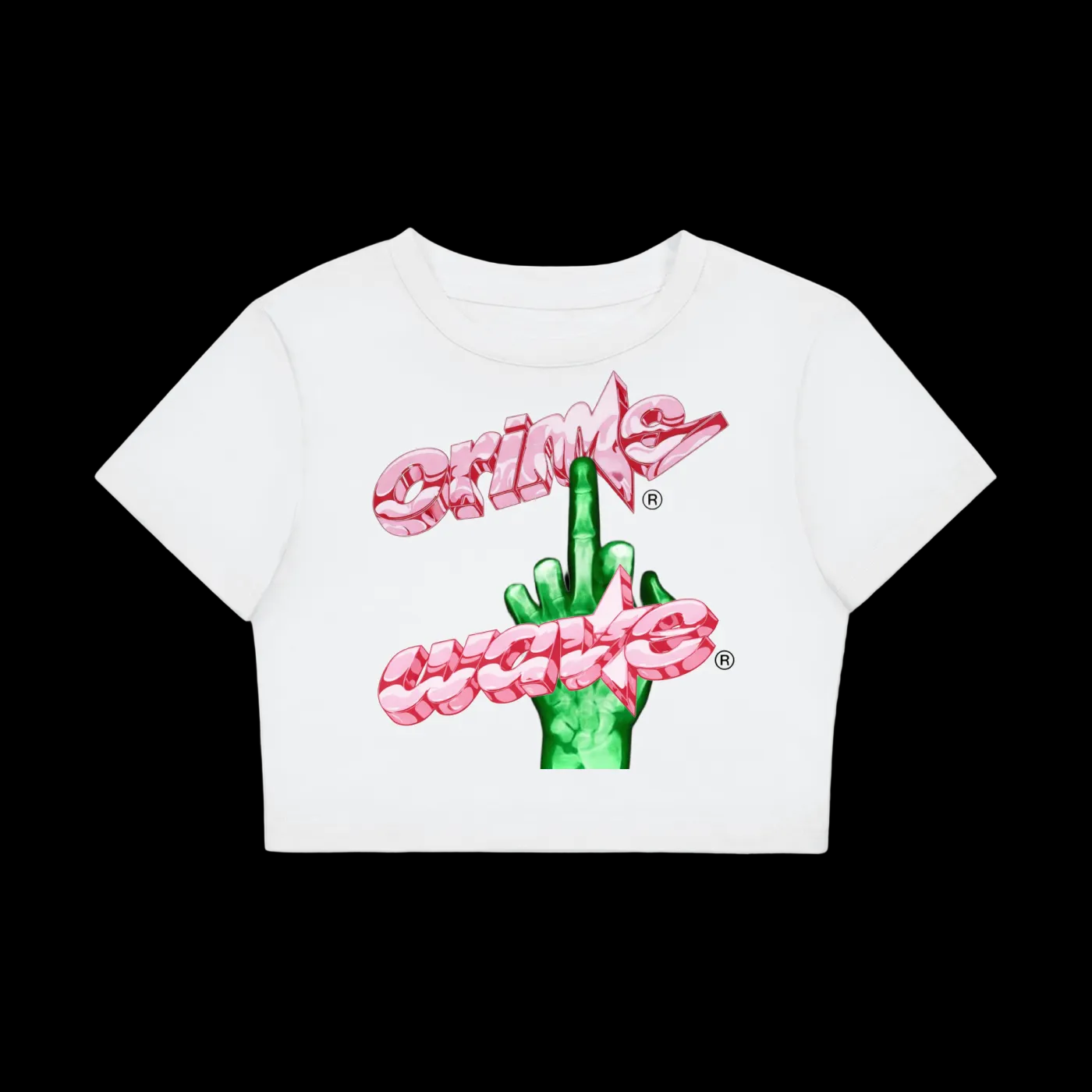 WOMENS- CRIMESTAR Cropped Tee